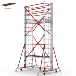 Rusztowanie aluminiowe  jezdne CAGSAN TeleSafe S008XLN Premium 8.05m