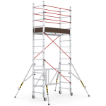 Rusztowanie aluminiowe modułowe Cagsan All-Flex 5.0m – składane, mobilne