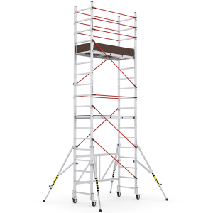 Rusztowanie aluminiowe modułowe Cagsan All-Flex 6.0m – składane, mobilne