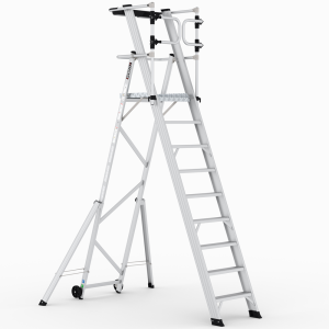 Drabina aluminiowa magazynowa CAGSAN KEY-PRO 8+1 4.25m