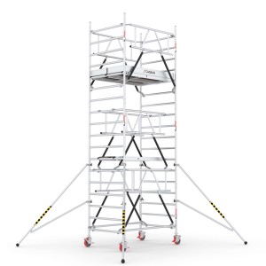 Rusztowanie aluminiowe jezdne CAGSAN ProTube 120x180cm 6.40m