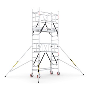 Rusztowanie aluminiowe jezdne CAGSAN ProTube 60x180cm 5.20m