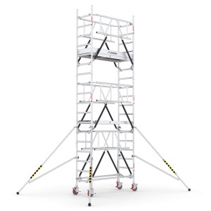 Rusztowanie aluminiowe jezdne CAGSAN ProTube 60x180cm 6.40m