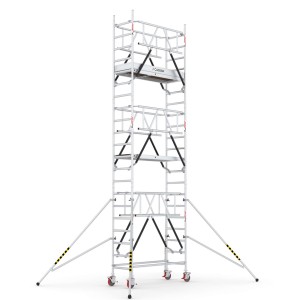 Rusztowanie aluminiowe jezdne CAGSAN ProTube 60x180cm 7.30m