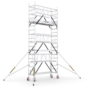 Rusztowanie aluminiowe jezdne CAGSAN ProTube 60x240cm 6.40m