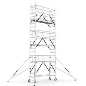 Rusztowanie aluminiowe jezdne CAGSAN ProTube 60x240cm 7.30m
