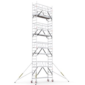 Rusztowanie aluminiowe jezdne CAGSAN ProTube 60x240cm 9.40m