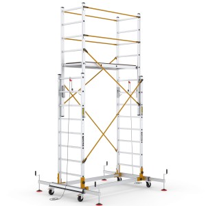 Rusztowanie aluminiowe  jezdne BRIKS TeleSafe S004XS 4,75m