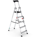 Drabina aluminiowa przemysłowa Cagsan HAZAR 4+1 z rączką 3.20m