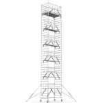 Rusztowanie aluminiowe jezdne CAGSAN ProTube-LN 120x240cm 13.60m