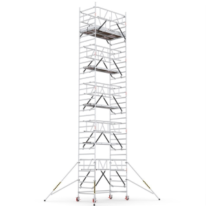 Rusztowanie aluminiowe jezdne CAGSAN ProTube-LN 120x240cm 11.50m