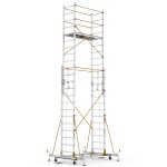 Rusztowanie aluminiowe  jezdne BRIKS TeleSafe S007XS 7,25m