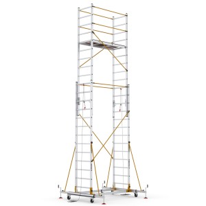Rusztowanie aluminiowe  jezdne BRIKS TeleSafe S007XS 7,25m