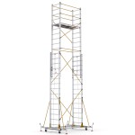 Rusztowanie aluminiowe  jezdne BRIKS TeleSafe S008XS 8,05m