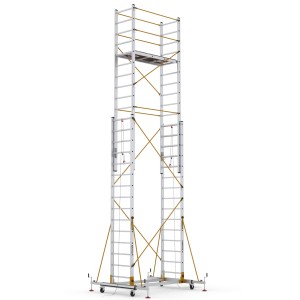 Rusztowanie aluminiowe  jezdne BRIKS TeleSafe S008XS 8,05m