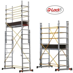 Rusztowanie aluminiowe  jezdne na schody CAGSAN PolySafe PL003 4.80m